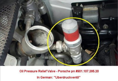 914-6 GT Preschona Oil Pressure Relief Valves - Install Photo 2