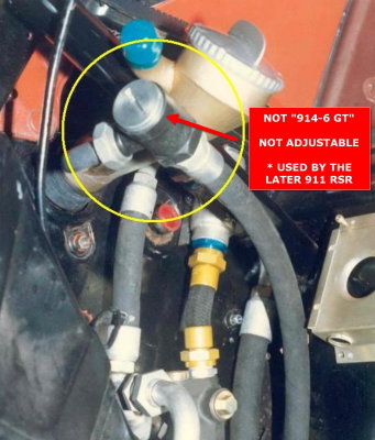 914-6 GT Preschona Oil Pressure Relief Valves - Install Photo 3