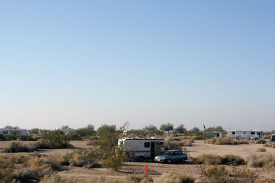 Finding a Campsite at Slab City