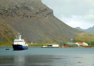 Polar Pioneer in Grytviken Harbour - 1