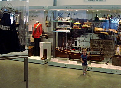 Hawkesbury Museum, with small visitor