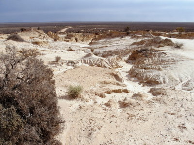 Sand formations at the Walls of China