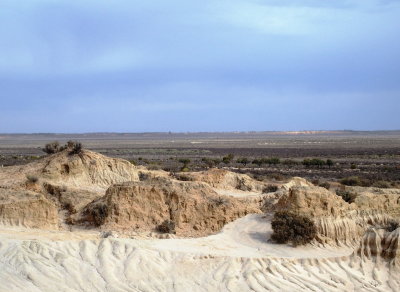 Sand formations at the Walls of China