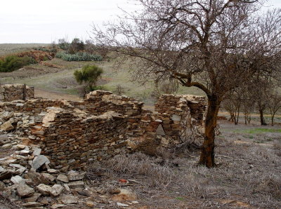Ruins in the deserted village of Hampden