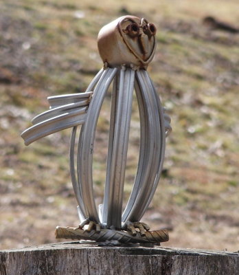 Bird sculpture at the Observatory