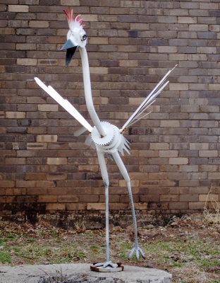 Another bird sculpture at the Observatory