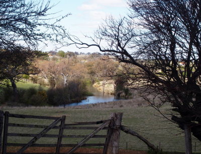 View over Yass River from Cooma Cottage