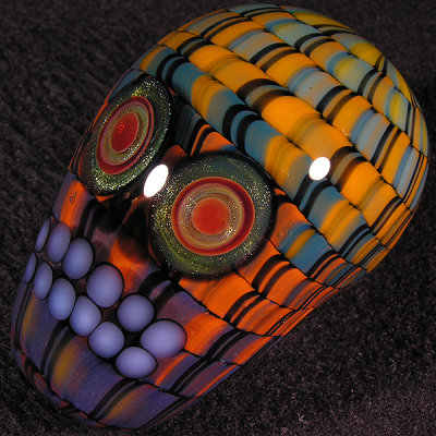 Mike Gong & Christopher McElroy: Skull Stroke Size: 2.22 x 1.37 Price: SOLD