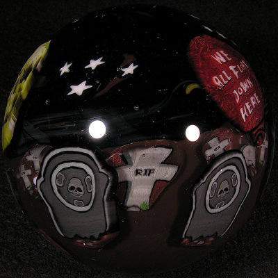 It incoporates a bunch of Karl's graveyard murrine into the design!