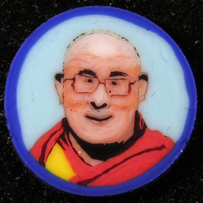 Dalai Lama  Size: 0.56  Price: SOLD