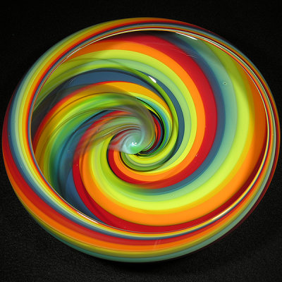 Color Cascade Bowl Size: 8.00 x 3.00 Price: SOLD 