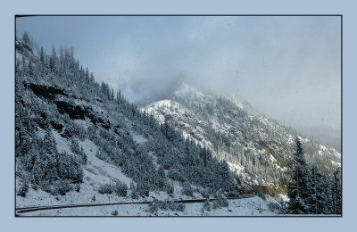 Chinook Pass, first snow