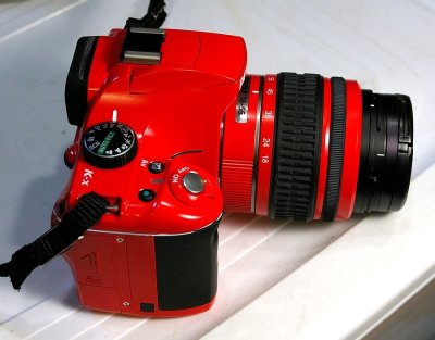 Red Pentax K-x Digital SLR