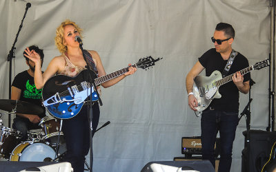 Band plays at the 4th Avenue Street Fair