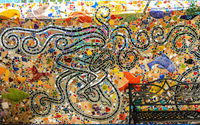 Tile Mural at the 4th Avenue Street Fair