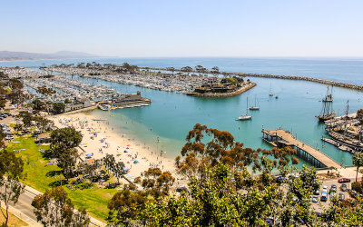 El Embarcadero cove from Dana Point in Laguna Beach