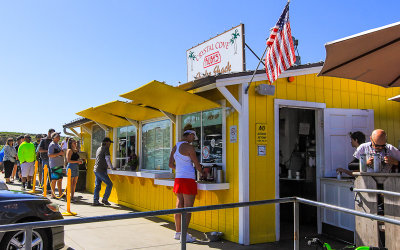 Ruby’s Shake Shack on Crystal Cove near Laguna Beach