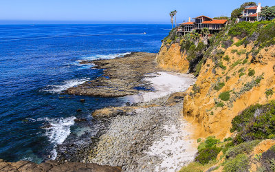 Overlooking the Pacific Ocean near Laguna Beach