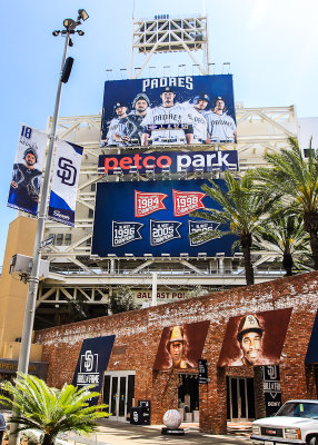 Petco Park, home of the Padres, in downtown San Diego