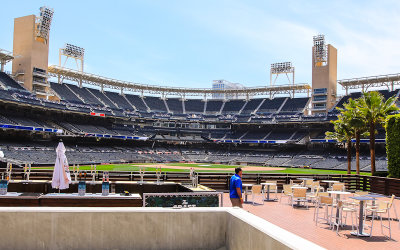 The field at Petco Park in San Diego
