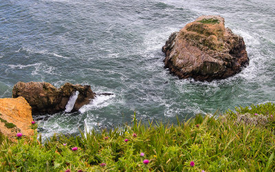 Formations from Chimney Rock in Point Reyes National Seashore
