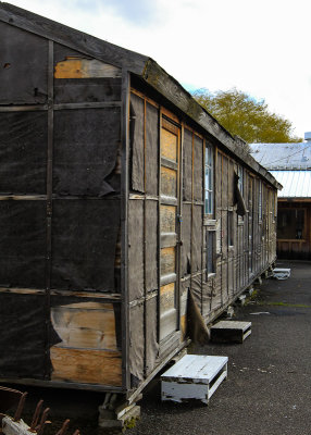 Original barrack housed at the Tule Lake Segregation Center Museum