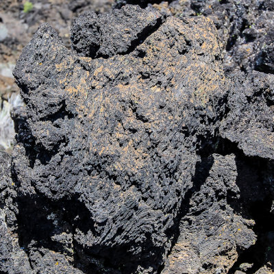 Lava along the Trail of the Molten Land in Newberry National Volcanic Monument