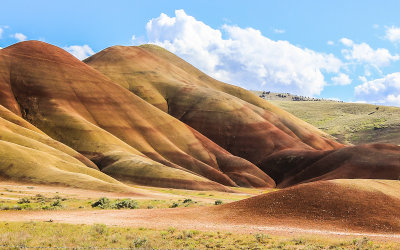 View from the Bear Creek Road in the Painted Hills Unit of John Day Fossil Beds National Monument