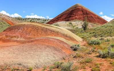 The Red Scar Knoll in the Painted Hills Unit of John Day Fossil Beds National Monument
