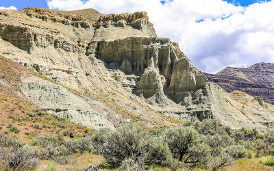 Formation along the Story in Stone Trail in the Sheep Rock Unit of John Day Fossil Beds National Monument