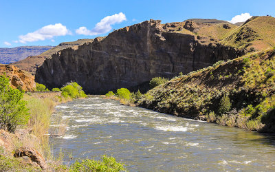 Goose Rock and the John Day River in the Sheep Rock Unit of John Day Fossil Beds National Monument