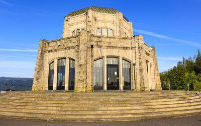 Vista House on Crown Point along the Columbia River Gorge