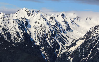 Peaks along Hurricane Ridge in Olympic National Park