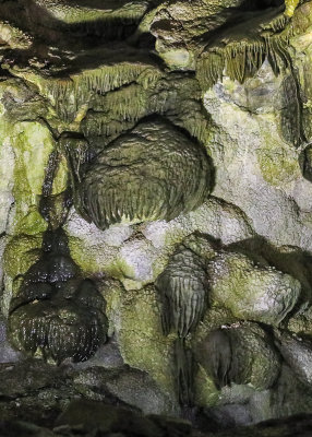 Flowstone formations in Jewel Cave National Monument