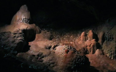 Stalagmites in Jewel Cave National Monument