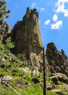 Rock Formation along the Cathedral Spires Trail in Custer State Park