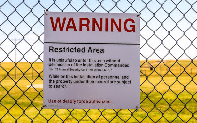 Use of deadly force authorized in Minuteman Missile National Historical Site