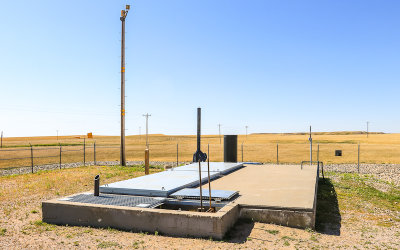 Delta-09 soft support building in Minuteman Missile National Historical Site