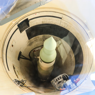 Minuteman II Missile in the Delta-09 silo in Minuteman Missile National Historical Site