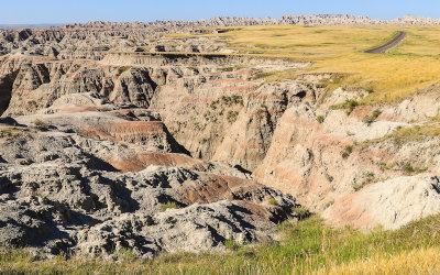 Canyons and prairie meet in Badlands National Park