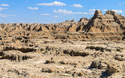The landscape from the Door Trail in Badlands National Park