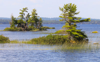 View across Kabetogama Lake in Voyageurs National Park