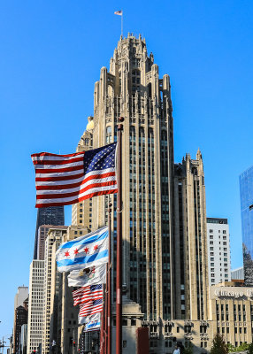 Chicago Tribune Tower in Chicago