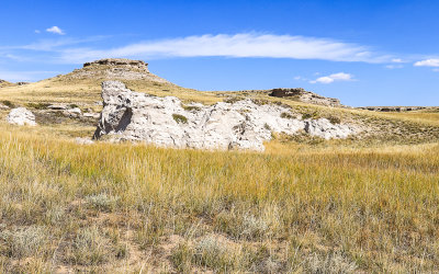 Ancient Sand Dune along the Daemonelix Trail in Agate Fossil Beds National Monument