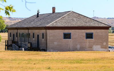 Commissary Storehouse (1884) and Historic Site Visitor Center in Ft Laramie National Historic Site