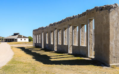 Administration Building Ruins (1885) in Ft Laramie National Historic Site