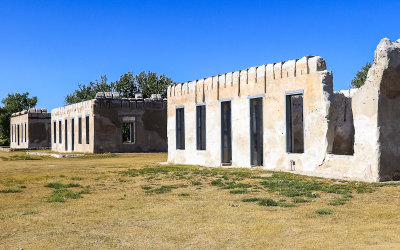 Officers Quarters Ruins (1881) in Ft Laramie National Historic Site