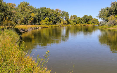 Near the confluence of the Laramie and North Platt River in Ft Laramie National Historic Site