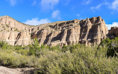 Kasha-Katuwe or white cliffs in Kasha-Katuwe Tent Rocks National Monument
