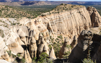 Tent rock formations in Kasha-Katuwe Tent Rocks National Monument